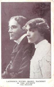 Postcard of Laurence Irving and Mabel Hackney
