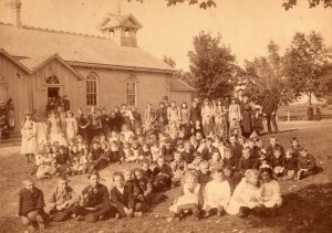 Pupils of Cedardale School c. 1891